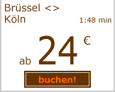 Brüssel Köln ab 24 Euro