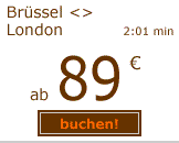 Brüssel London ab 89 Euro