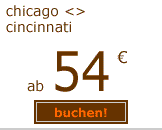 chicago cincinnati ab 54 euro