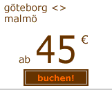 göteborg malmö ab 45 euro