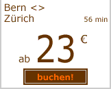 Bern-Zürich ab 23 Euro