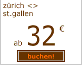 zürich-st.gallen ab 32 euro