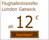 Flughafentransfers London Gatwick ab 12 Euro