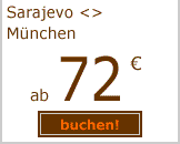 Sarajevo-München ab 72 Euro