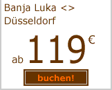 Banja Luka-Düsseldorf ab 119 Euro