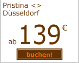 Pristina-Düsseldorf ab 89 Euro