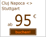 Cluj Napoca-Stuttgart ab 95 Euro