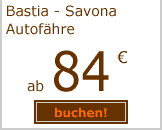 Fähre Bastia Savona ab 84 Euro
